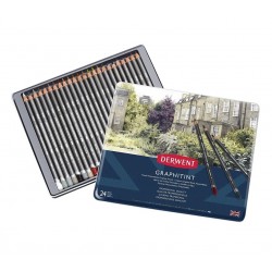 Набір аква-графіт.цв. олівців".Graphitint" в мет.короб. 24шт. Набір аква-графіт.цв. олівців".Graphitint" в мет.короб. 24шт.