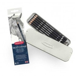 Набір графітних олівців, 6шт, Derwent Набір графітних олівців, 6шт, Derwent