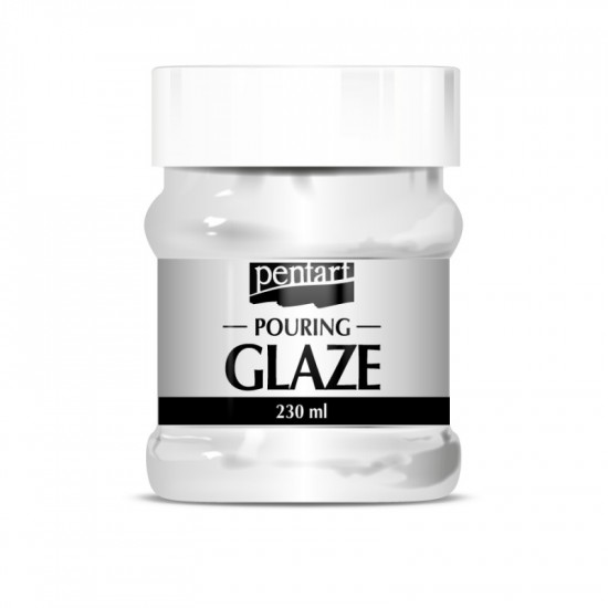 Фінішний лак "Pouring glaze", Прозорий, 230 мл, Pentart