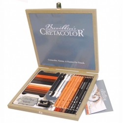 Набір олівців для рисунку Passion Box, 25 шт., дер. коробка, Cretacolor Набір олівців для рисунку Passion Box, 25 шт., дер. коробка, Cretacolor
