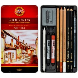 Набір художній GIOCONDA 8890, 10 предметів,мет.уп. Набір художній GIOCONDA 8890, 10 предметів,мет.уп.