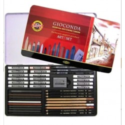 Набір художній GIOCONDA 8891, 39 предметів,мет.уп. Набір художній GIOCONDA 8891, 39 предметів,мет.уп.