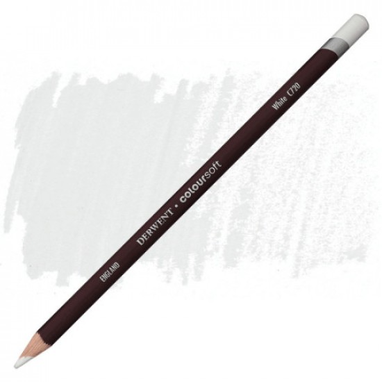 Олівець кольоровий Coloursoft (С720), Білий, Derwent Олівець кольоровий Coloursoft (С720), Білий, Derwent