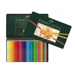 110036 Набір кольорових олівців POLYCHROMOS, 36шт, мет. коробка, Faber-Castell