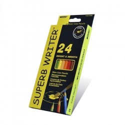 Олівці 24 кольори шестигранні, Superb Writer, Marco Олівці 24 кольори шестигранні, Superb Writer, Marco