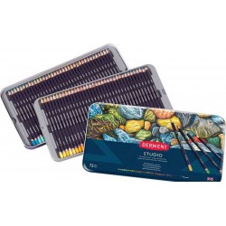 Набір кольорових олівців Studio, 72 кол., в метал. коробці, Derwent Набір кольорових олівців Studio, 72 кол., в метал. коробці, Derwent