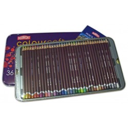 Набір кольорових олівців"Coloursoft" в метал.короб. 36шт, Derwent Набір кольорових олівців"Coloursoft" в метал.короб. 36шт, Derwent