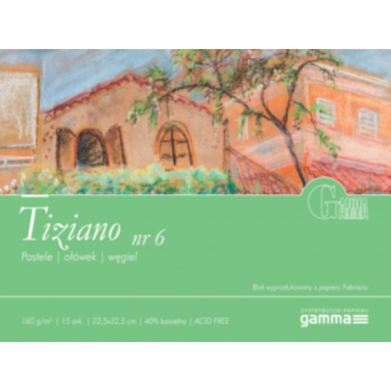 Склейка для пастели Tiziano (nr 9), 32,5*45 см, 160г/м, 15 л., GAMMA