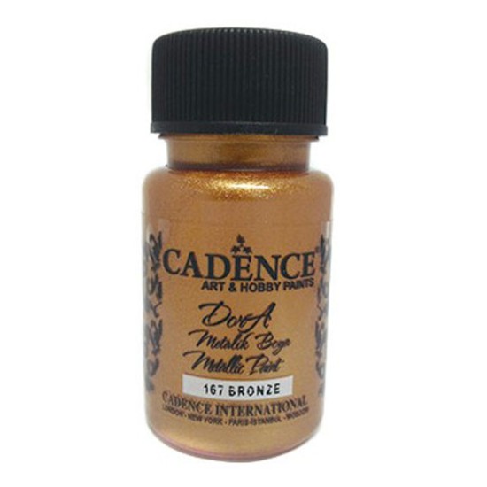 Cadence фарба акрилова Dora Metallic Paint, 50 мл, Бронза Cadence фарба акрилова Dora Metallic Paint, 50 мл, Бронза