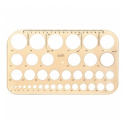 Шаблон діаметрів, димчастий