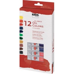 Набір олійних фарб "El Greco" в картонній коробці (12цвх12мл)