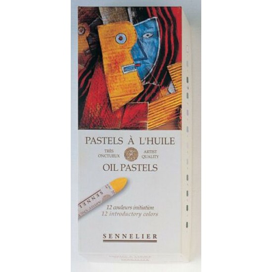 Пастель олійна, серія Посвята Sennelier (Initiation), 12 кольорів, картон (N132520.120)