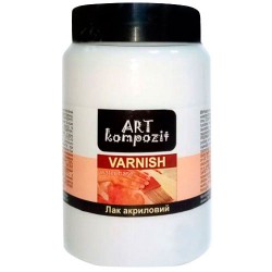 Лак акриловий "ART Kompozit", глянсовий, 0,4 л Лак акриловий "ART Kompozit", глянсовий, 0,4 л