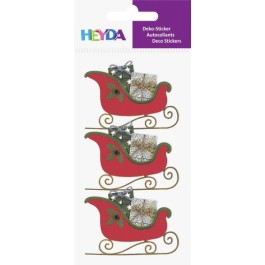 Набір декоративних наклейок, "Свято", 7,5*16,5см, Heyda