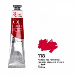 Фарба олійна, Краплак червоний стійкий (118), 45мл, ROSA Gallery