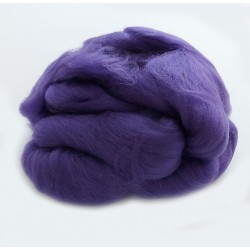Вовна для валяння, топс, 20 мкм,  50 г., ЛАВАНДА