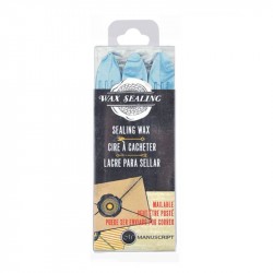 Набір сургуча з фітелем, Пудрово-блакитний, 3 шт, Manuscript