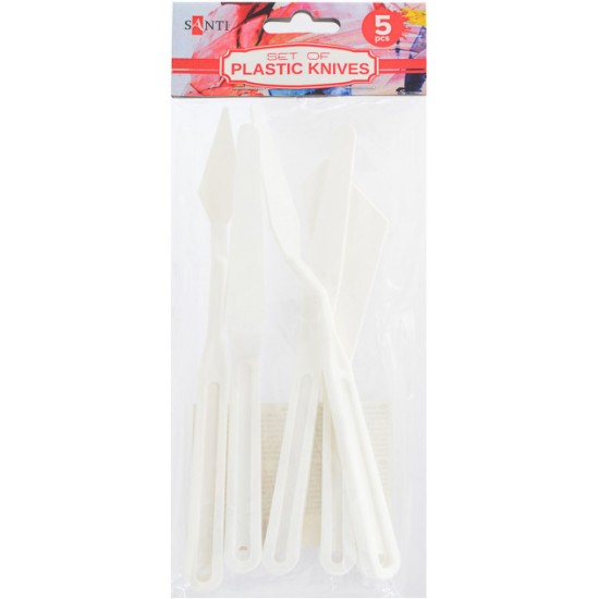 Набор мастихинов "Santi" 5 шт. пластик