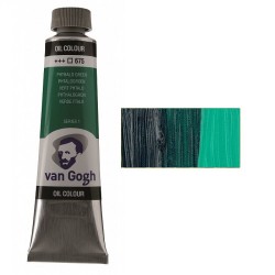 Фарба олійна VAN GOGH, (675) Зелений ФЦ, 40 мл, Royal Talens Фарба олійна VAN GOGH, (675) Зелений ФЦ, 40 мл, Royal Talens