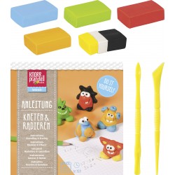 Набір моделюючої глини для створення іграшки ластика "Monsterland", 5 шт х 20 гр., KnorrPrandell