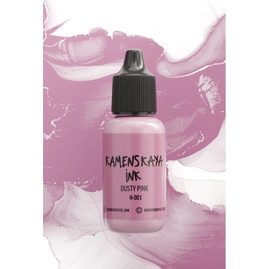 Спиртові чорнила Kamenskaya ink, N001  - рожевий (приглушений), 15мл