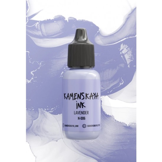 Спиртові чорнила Kamenskaya ink, N006  - пильна лаванда, 15мл