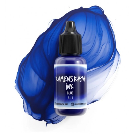 Спиртові чорнила Kamenskaya ink, А11- синій с червонним відтінком, 15мл