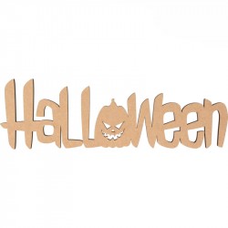 Заготовка напис „Halloween“, МДФ, 45х14см, ROSA TALENT Заготовка напис „Halloween“, МДФ, 45х14см, ROSA TALENT