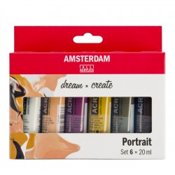 Набір акрилових фарб, AMSTERDAM PORTRAIT, 6*20 мл, Royal Talens