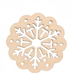Заготовка „Сніжинка“ 11, фанера, 7,5х7,5см, 5шт, ROSA TALENT Заготовка „Сніжинка“ 11, фанера, 7,5х7,5см, 5шт, ROSA TALENT