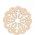 Заготовка „Сніжинка“ 11, фанера, 7,5х7,5см, 5шт, ROSA TALENT