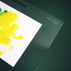 Планшет, акрил 3мм, 47х62см, прозорий, з ручкою, ROSA Gallery