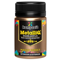 Емаль акрилова MetalliQ "Kompozit", бронза, 0,07 кг