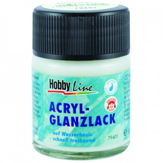 Лак акриловий на водн.основi глянцевий Hobby Line 50мл, Kreul