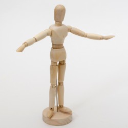 Манекен (чоловік) дерево, висота 11,43см., D.K.ART & CRAFT