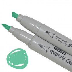 Маркер, двосторонній, Світло-зелений, 1900B-S, Marvy