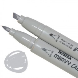 Маркер, двосторонній, Сірий, 1900B-S, Marvy