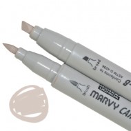 Маркер, двосторонній, Сіро-коричневий, 1900B-S, Marvy Маркер, двосторонній, Сіро-коричневий, 1900B-S, Marvy