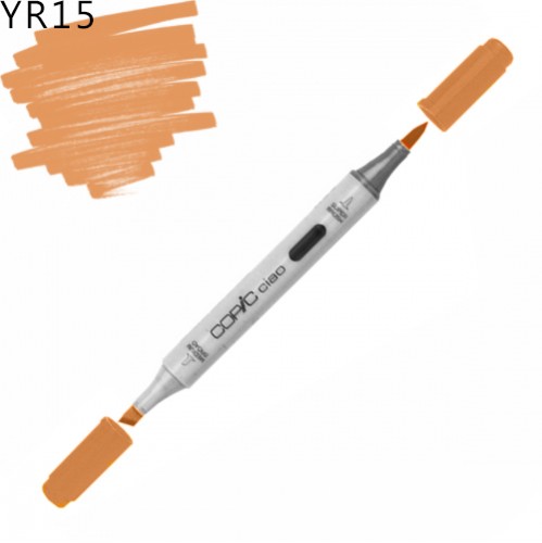 Copic маркер Ciao, #YR-15 Pumpkin yellow (Гарбузовий жовтий)