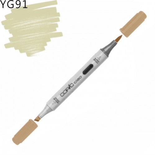 Copic маркер Ciao, #YG-91 Putty (Світло-оливковий)