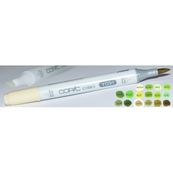 Copic маркер Ciao, #YG-91 Putty (Світло-оливковий)