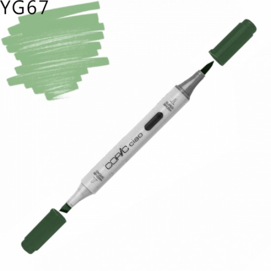 Copic маркер Ciao, #YG-67 Moss (Зелений мох)