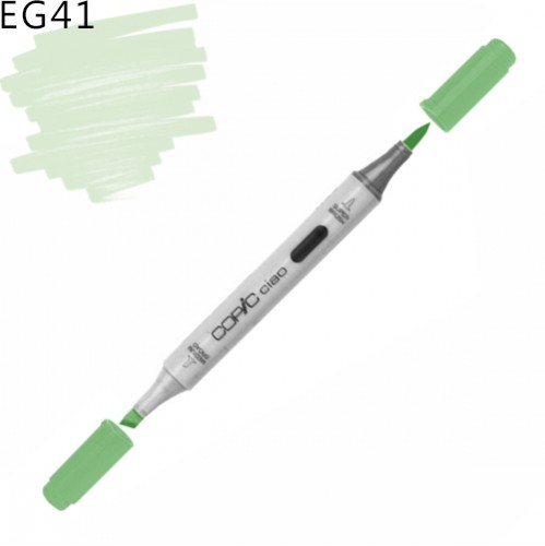 Copic маркер Ciao, YG-41 Pale cobalt green (Пастельний зелений кобальт) Copic маркер Ciao, #YG-41 Pale cobalt green (Пастельний зелений кобальт)
