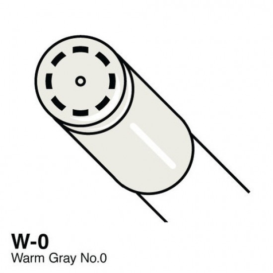 Copic маркер Ciao, #W-0 Warm gray (Теплий сірий)