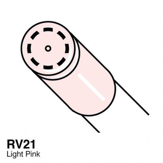 Copic маркер Ciao, #RV-21 Light pink (Світло-рожевий)