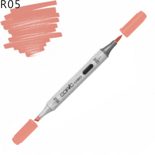 Copic маркер Ciao, R-05 Salmon red (Помаранчево-рожевий) Copic маркер Ciao, #R-05 Salmon red (Помаранчево-рожевий)