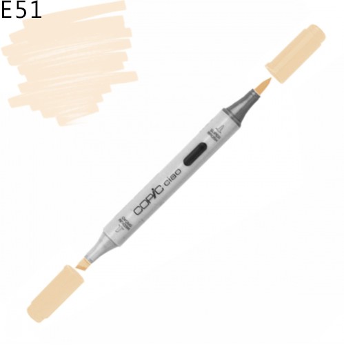 Copic маркер Ciao, #E-51 Milky white (Молочний білий)