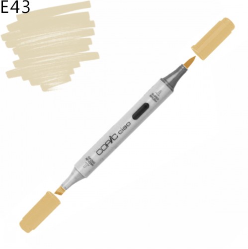 Copic маркер Ciao, E-43 Dull ivory (Слонова кістка) Copic маркер Ciao, #E-43 Dull ivory (Слонова кістка)