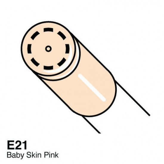 Copic маркер Ciao, #E-21 Soft Sun (Тілесно-рожевий)