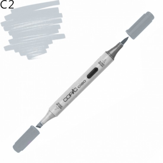 Copic маркер Ciao, #C-2 Cool gray (Холодний сірий)